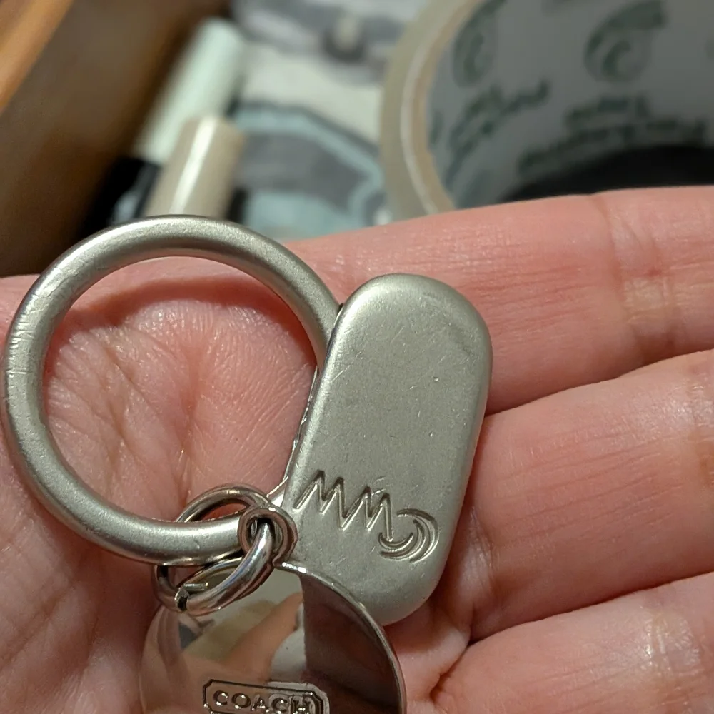 Handmade Keychain‎ With Coach Medallion